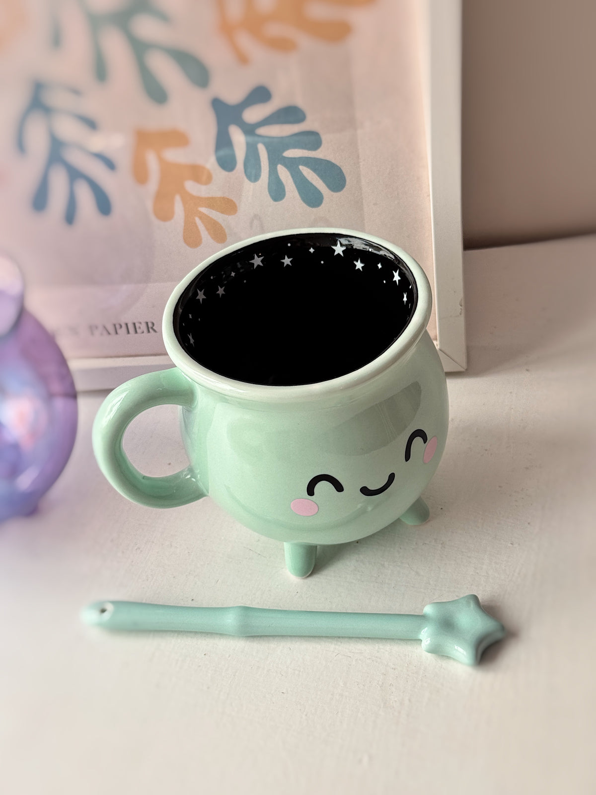 Tazza calderone con cucchiaio bacchetta magica