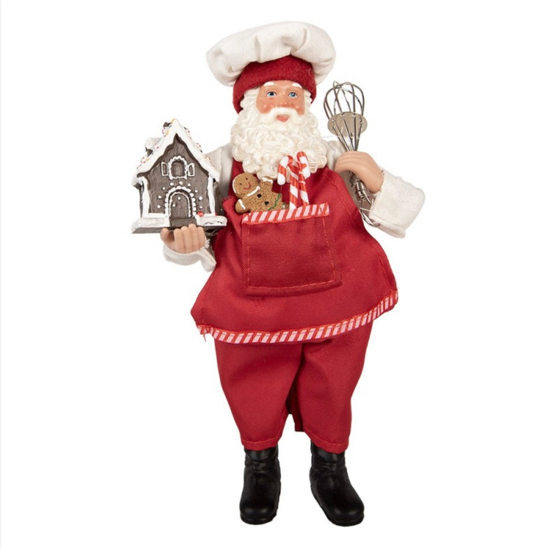 Babbo Natale statuetta decorativa 16x9x26 cm