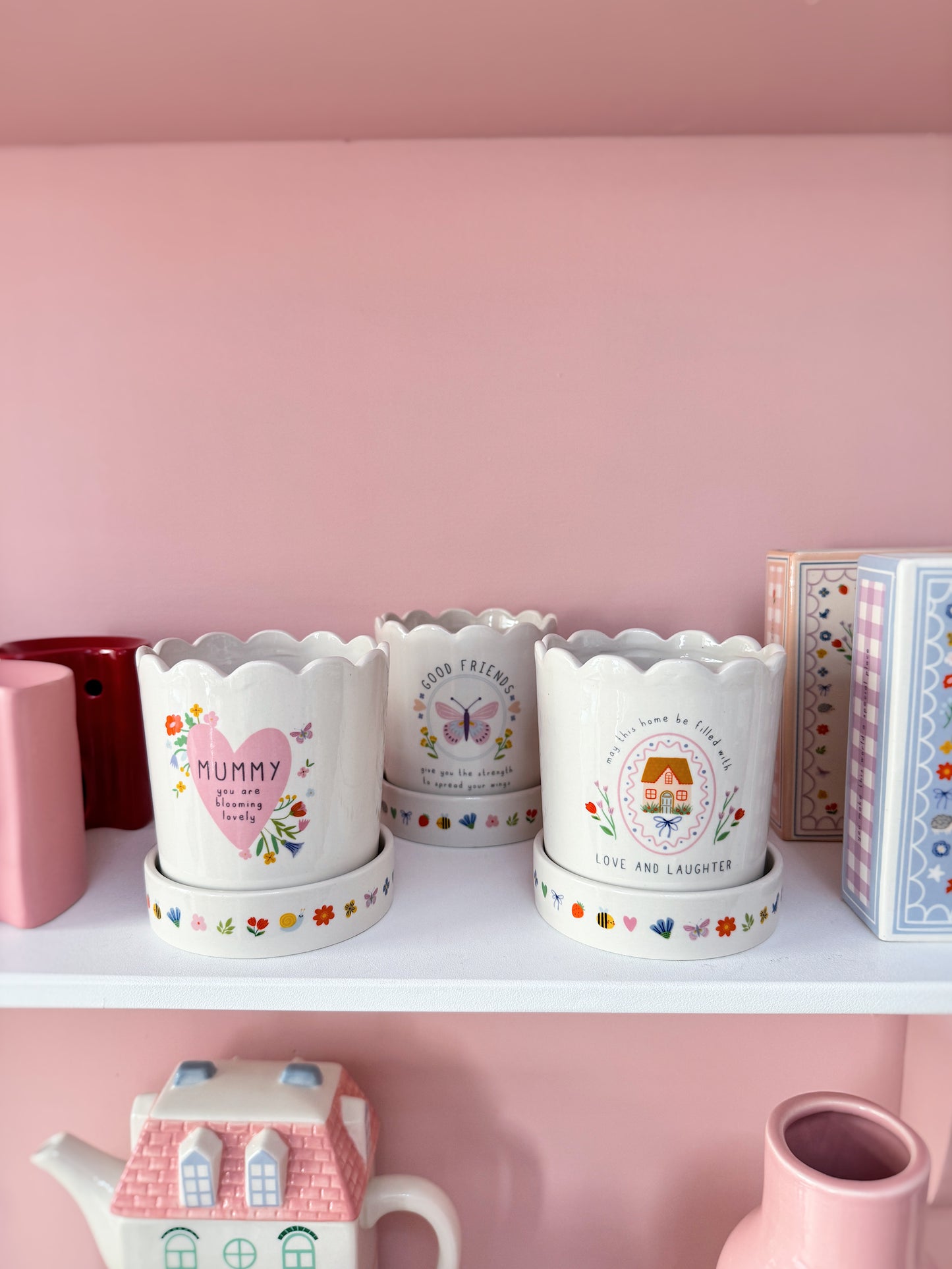 Vaso e piattino Mamma