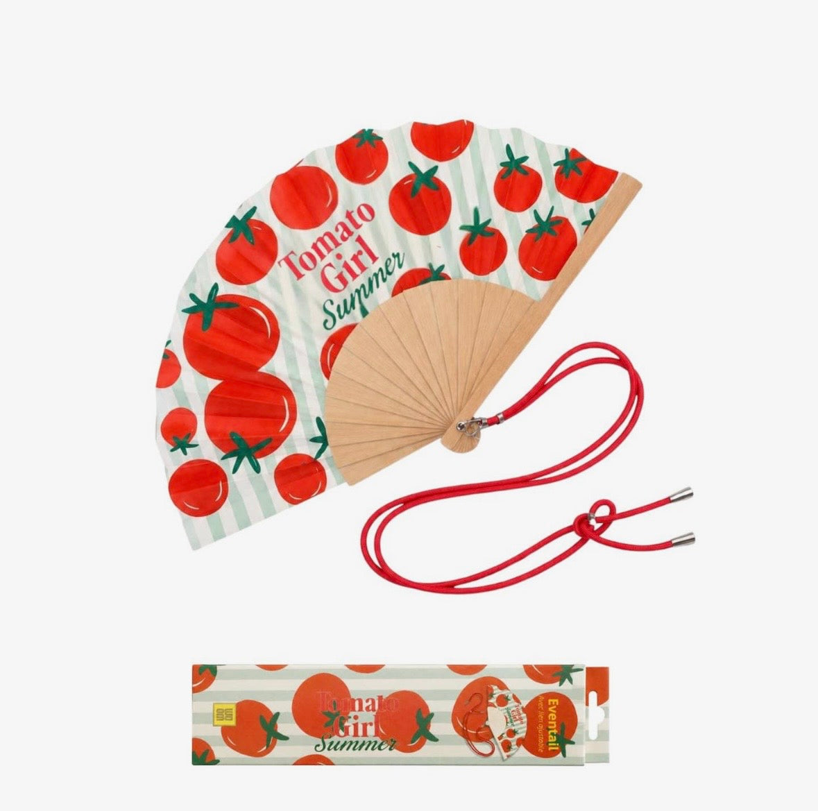 Ventaglio con tracolla - Tomato girl