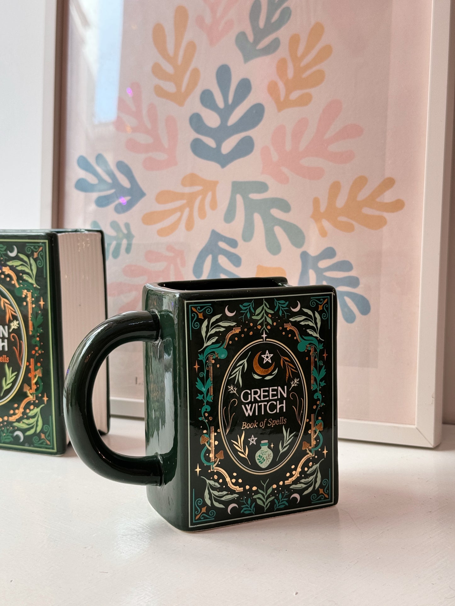 Tazza libro Green witch