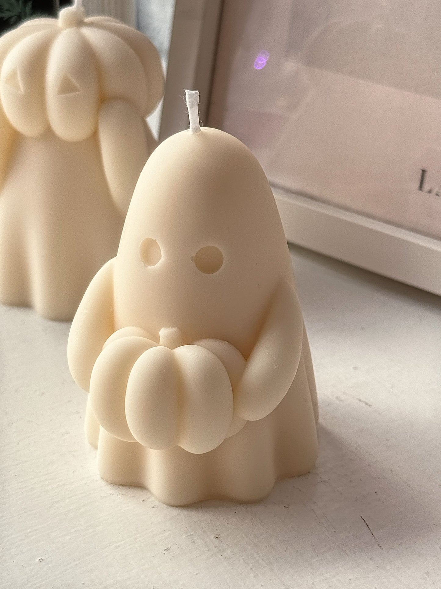 Candela fantasma con zucca
