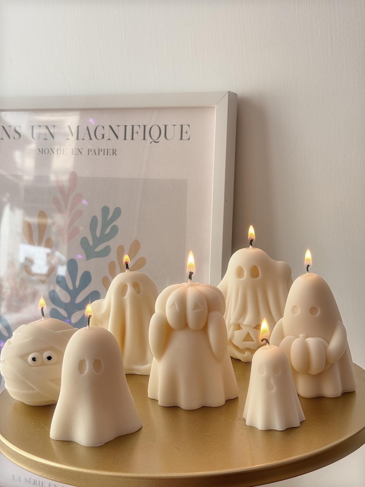 Candela fantasma con zucca