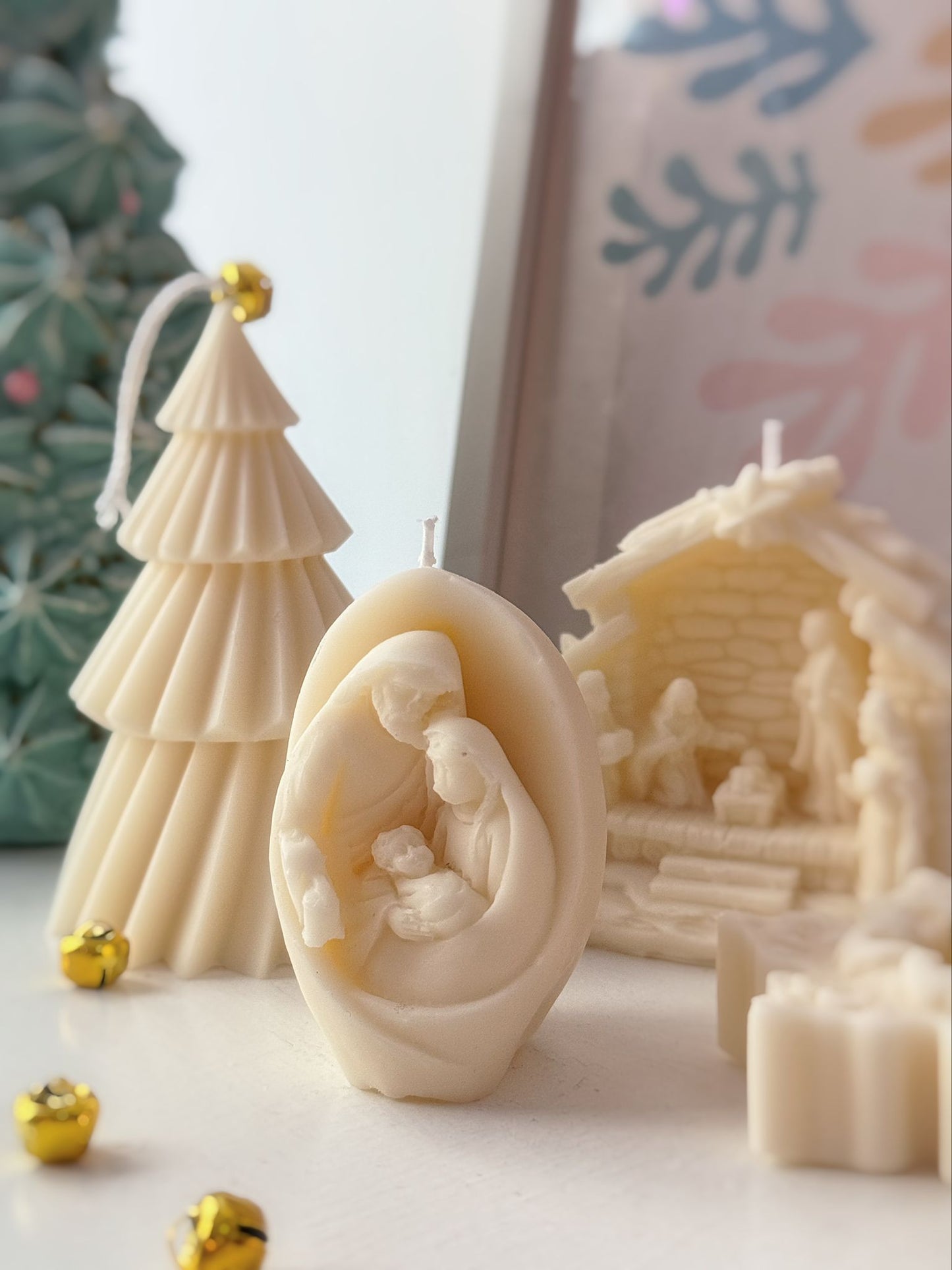 Candela pallina presepe