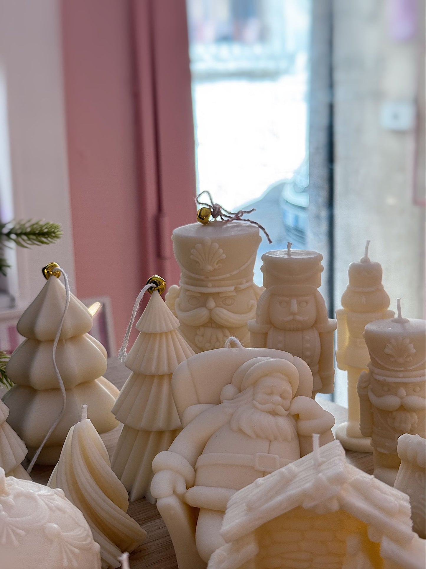 Candela Babbo Natale in poltrona