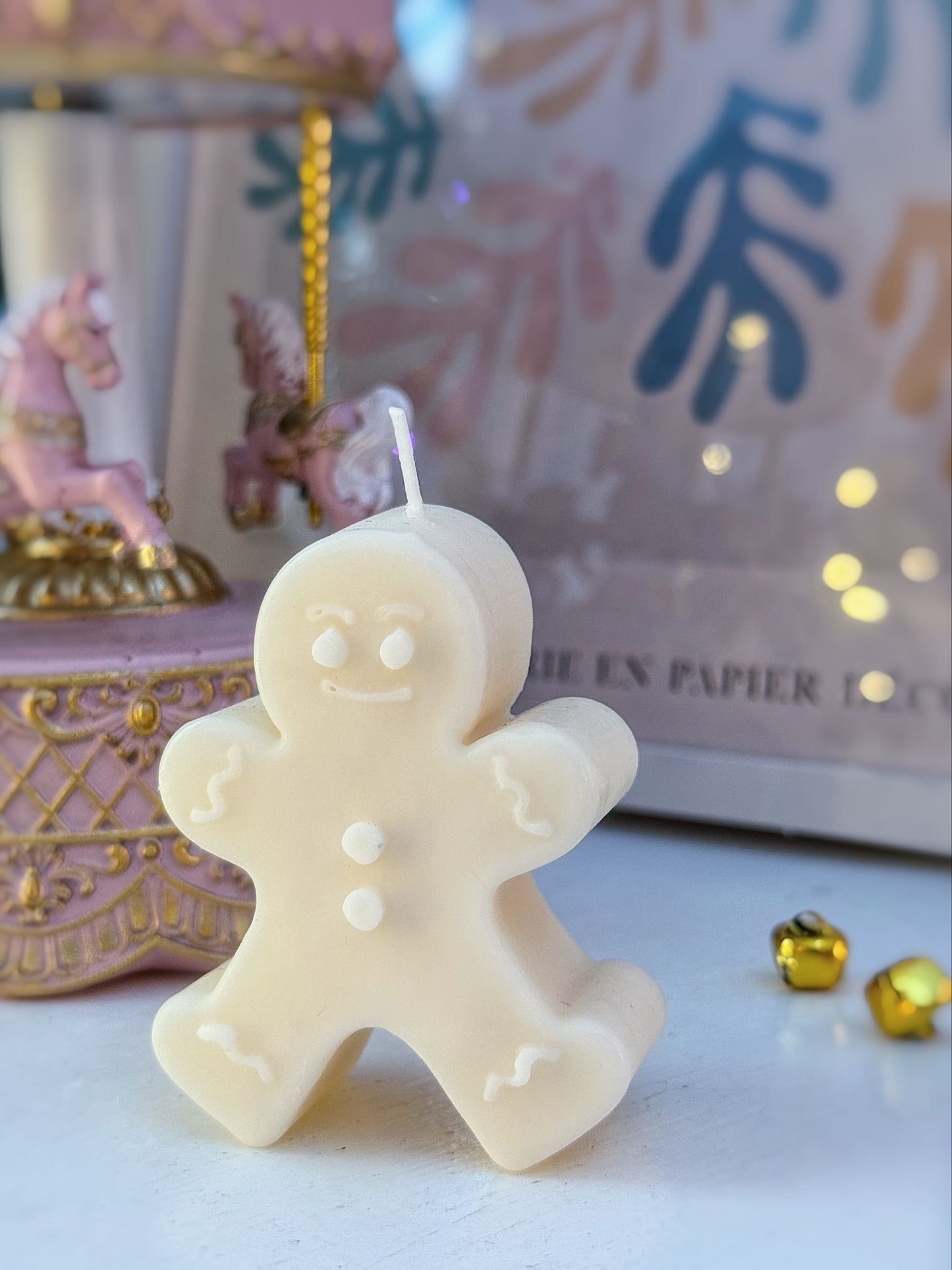 Candela omino pan di zenzero