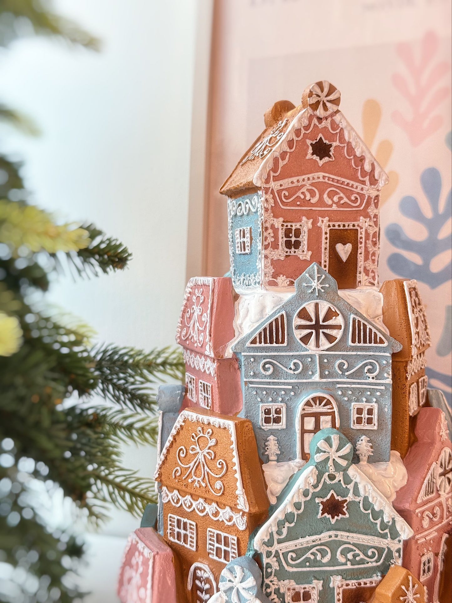 Casa pan di zenzero LED 18X33 cm