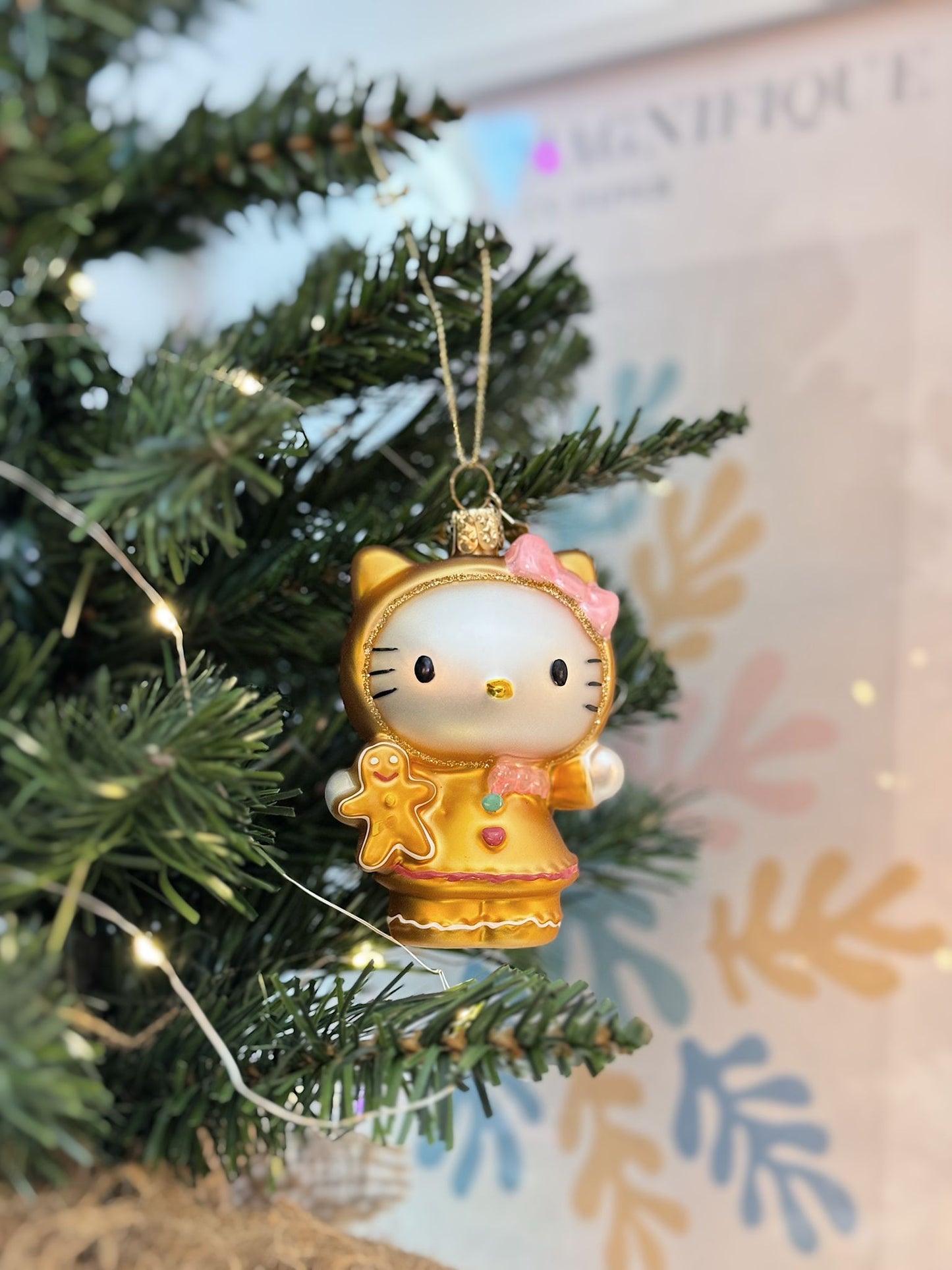 Pallina in vetro Hello Kitty gingerbread