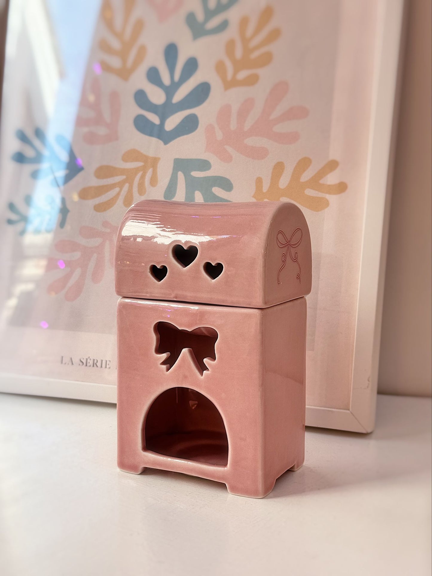 Bruciaessenze cassetta postale Cupido per San Valentino