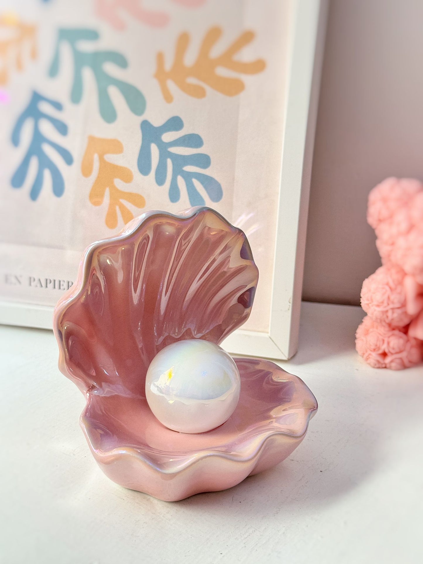 Portagioie conchiglia con perla