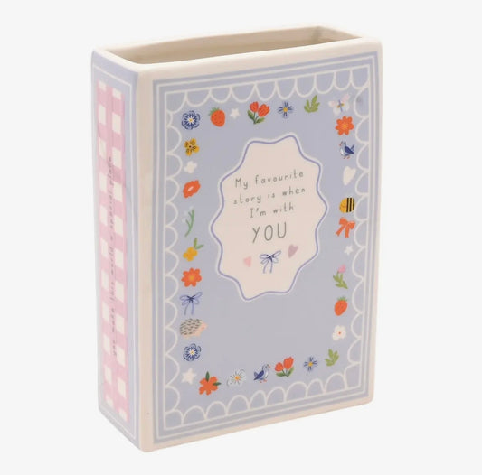 Vaso “La mia storia preferita è quando sono con te”