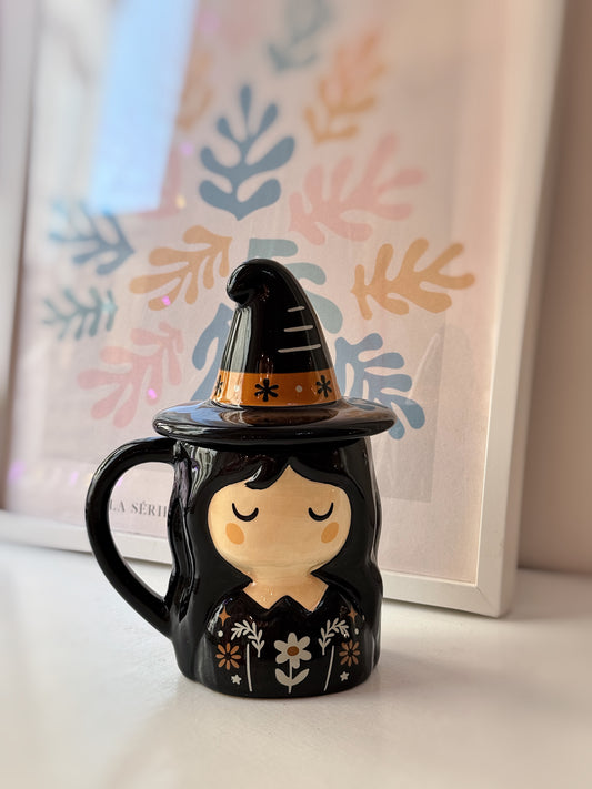 Tazza con coperchio strega