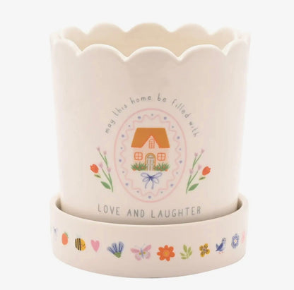 Vaso e piattino Home