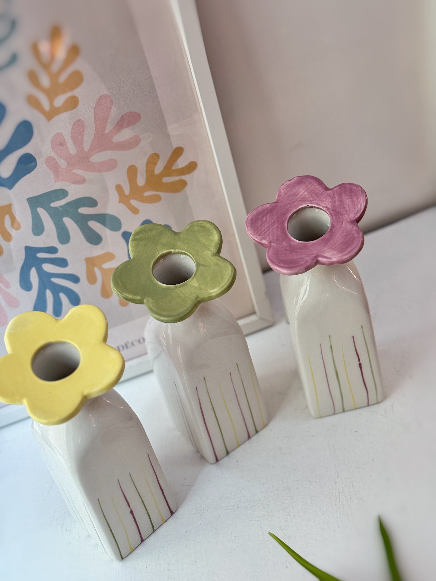 Vaso fiore in ceramica