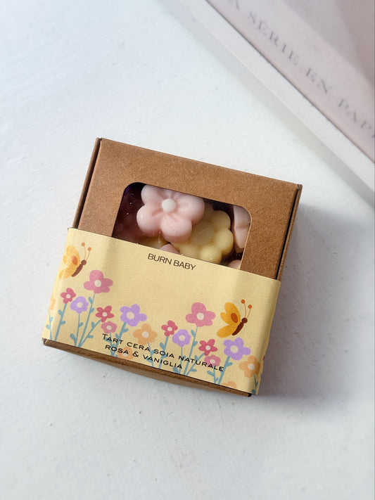 Tart vaniglia & rosa - fiorellini