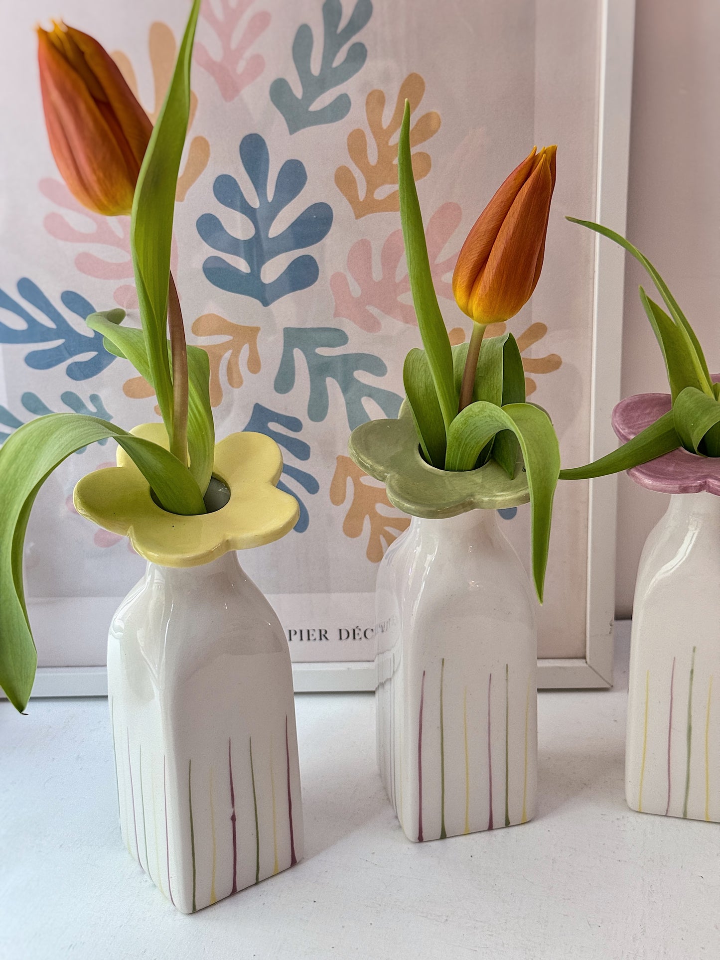 Vaso fiore in ceramica