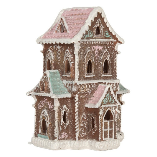 Casetta pan di zenzero LED 15x12x20 cm