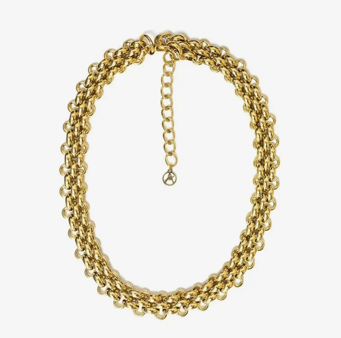 Collana catena spessa gold/silver