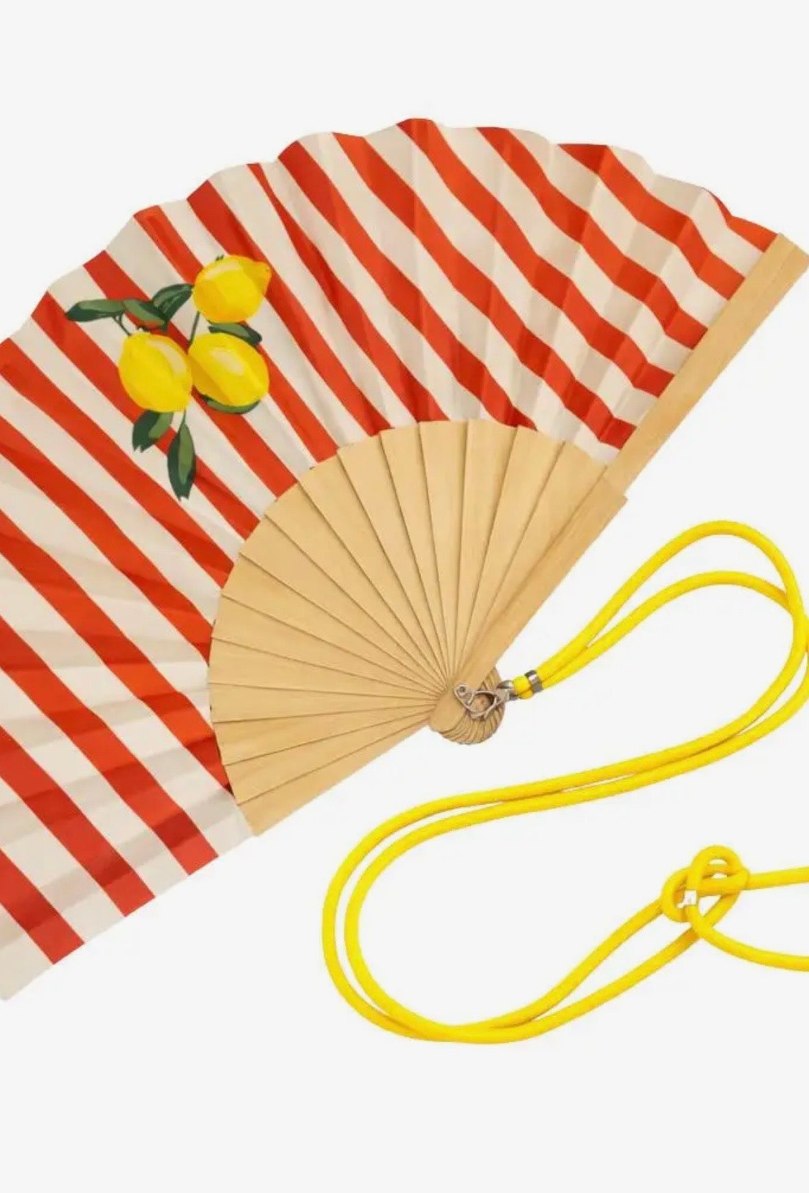 Ventaglio con tracolla - limone