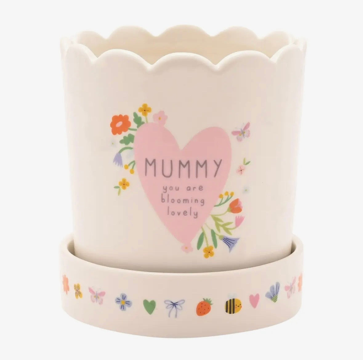 Vaso e piattino Mamma