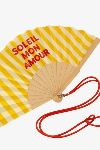Ventaglio con tracolla - sole mio amore