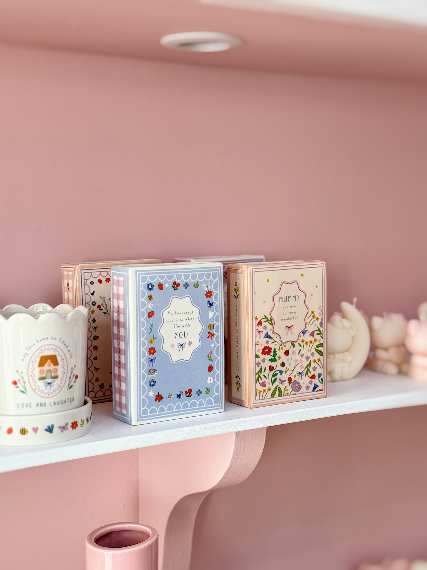 Vaso “Che questa casa sia piena di amore&risate”