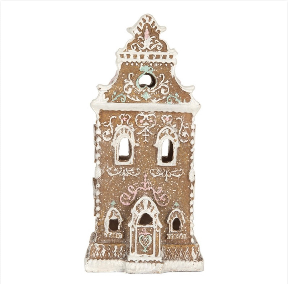 Casetta pan di zenzero LED 9x7x18 cm