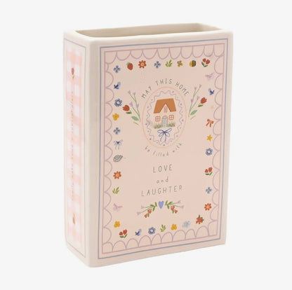 Vaso “Che questa casa sia piena di amore&risate”