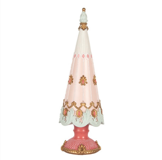 Albero di Natale barocco 10x30 cm