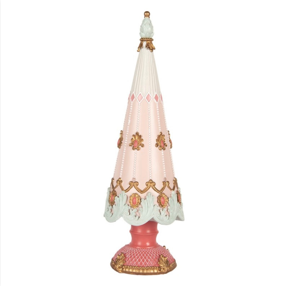 Albero di Natale barocco 10x30 cm