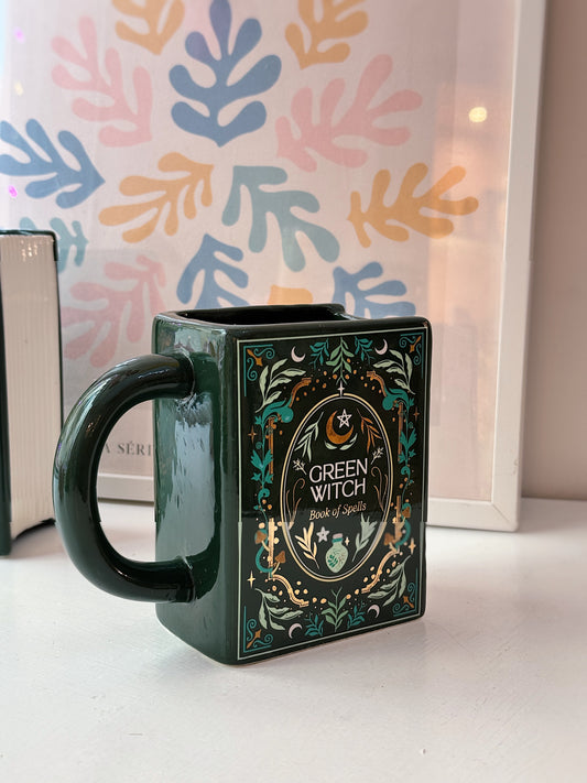 Tazza libro Green witch