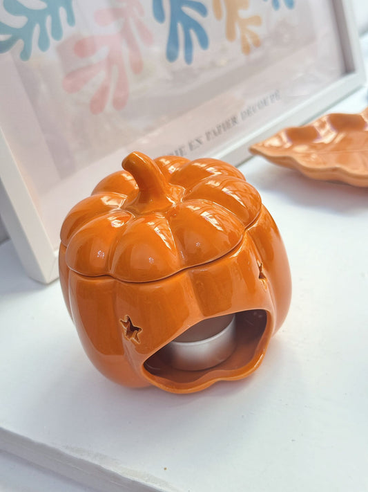 Bruciaessenze zucca arancione o bianco