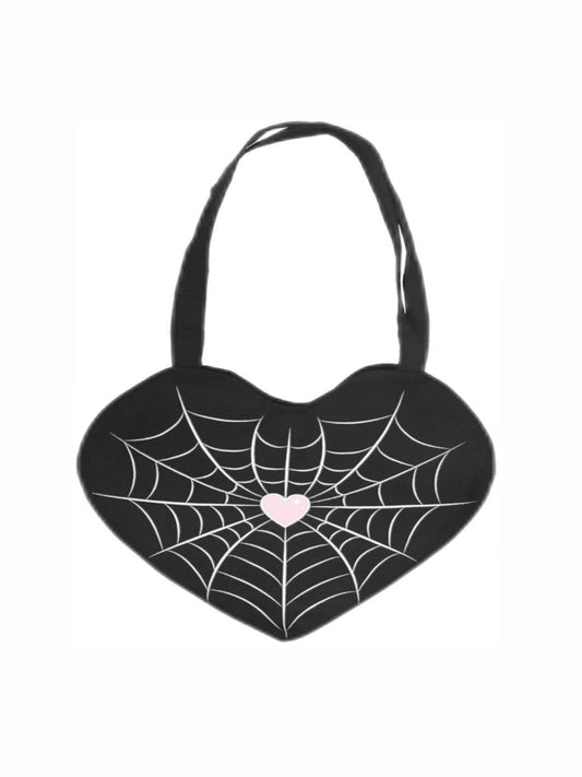 Shopper cuore ragnatela