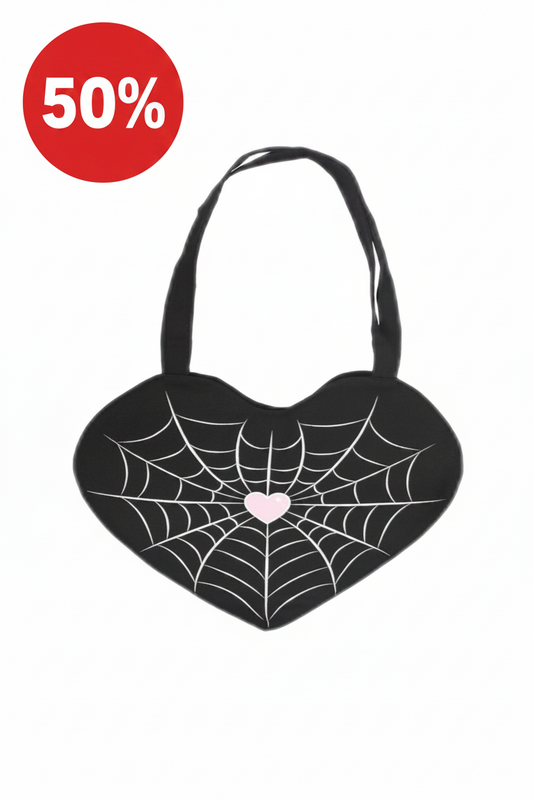 Shopper cuore ragnatela
