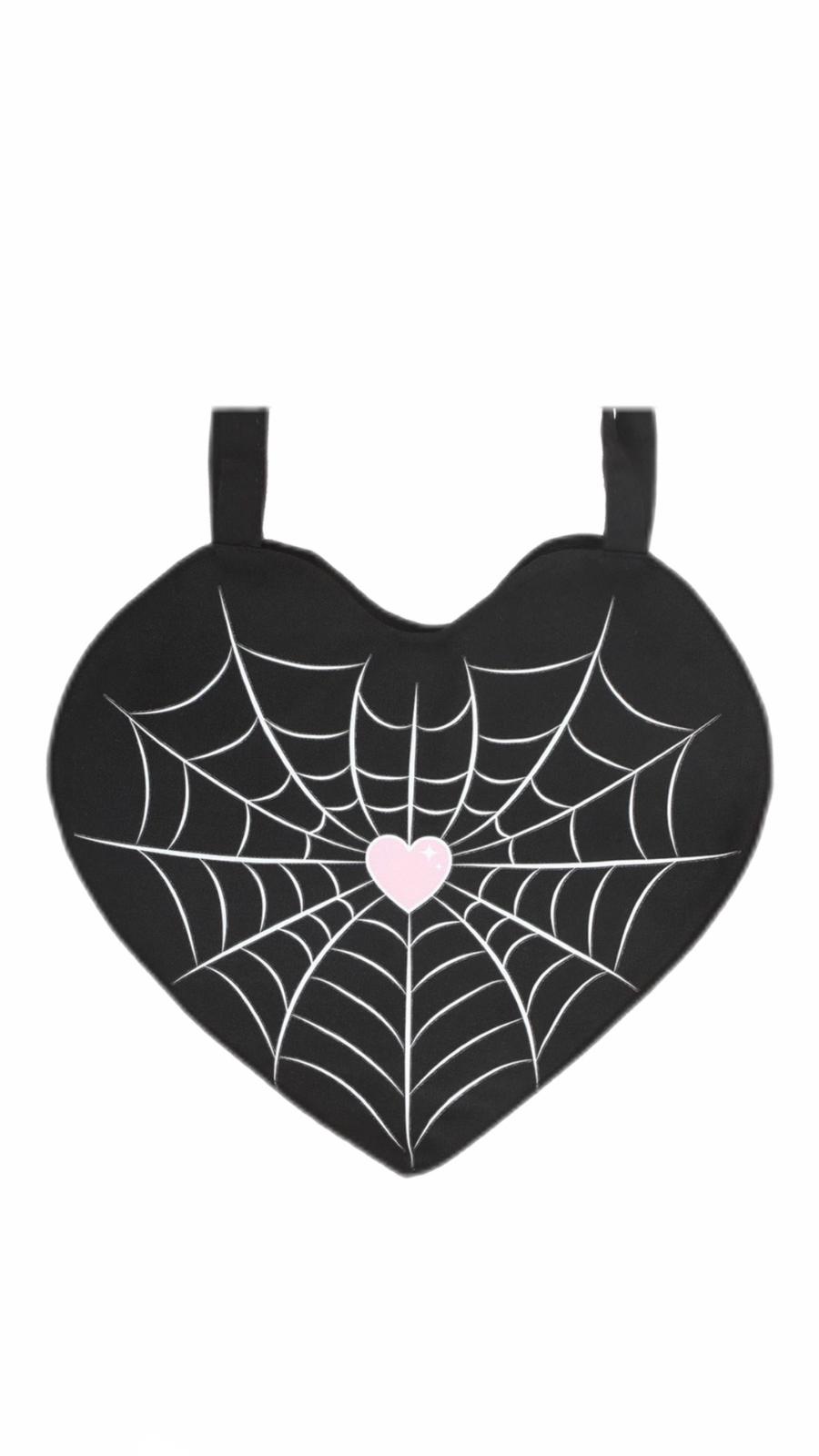 Shopper cuore ragnatela