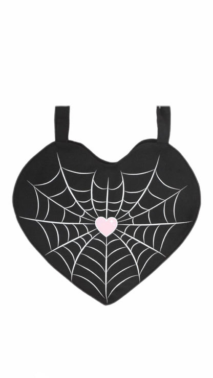Shopper cuore ragnatela