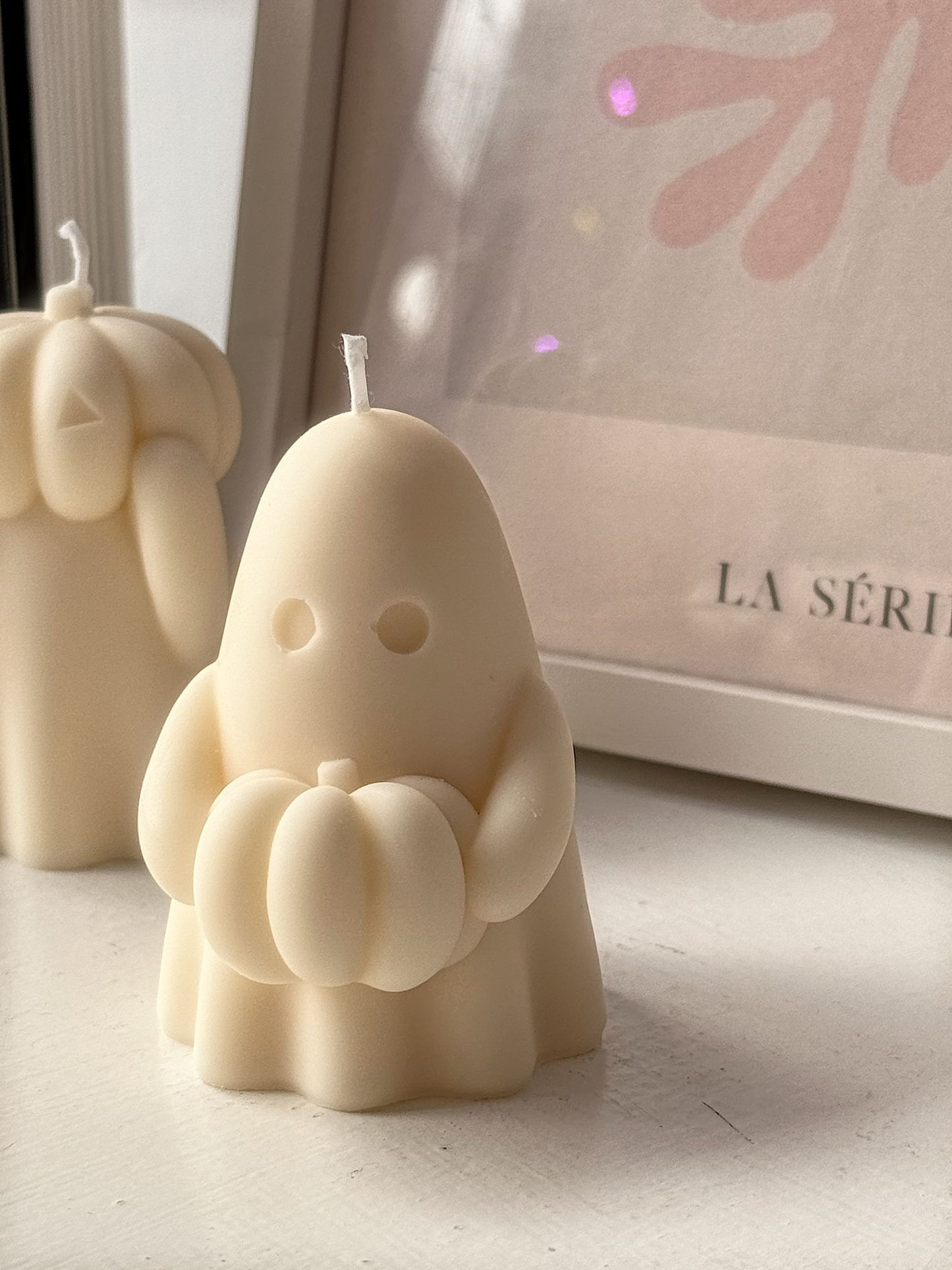 Candela fantasma con zucca
