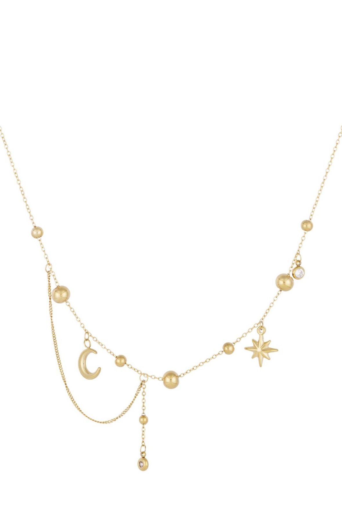 Collana acciaio inossidabile Celestial gold o silver
