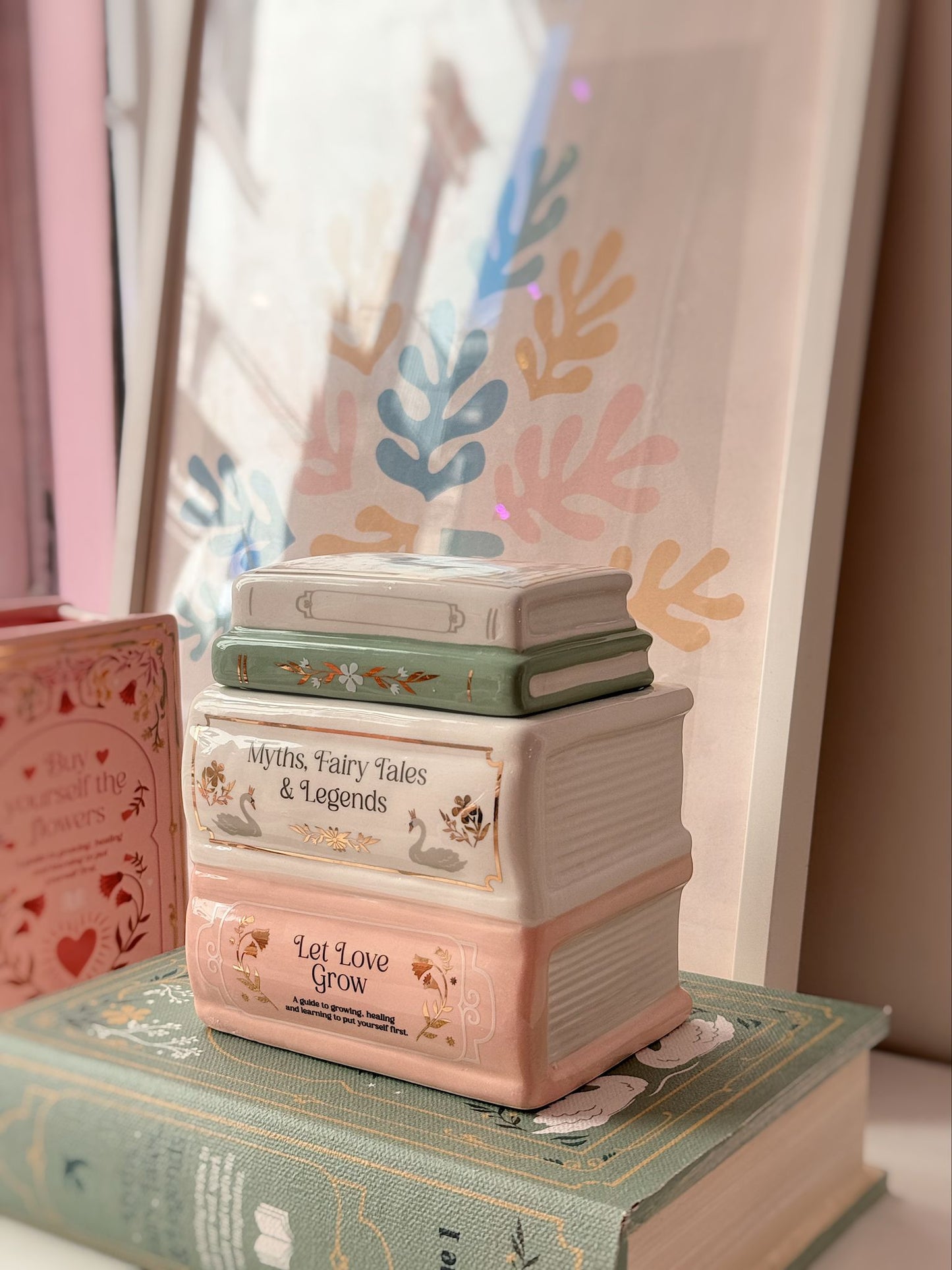 Bruciatore essenze a forma di libri