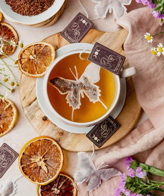 Bustina tè biologico - farfalla