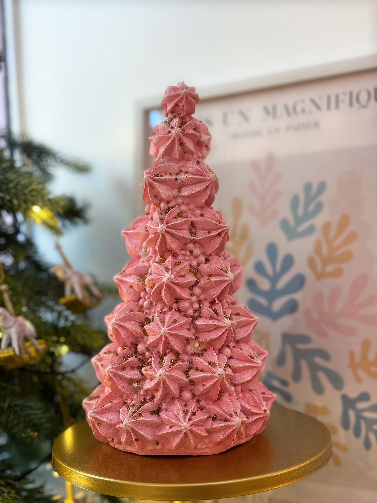 Albero di Natale meringhe rosa o verde