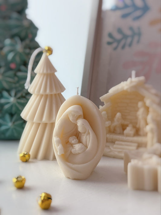 Candela pallina presepe