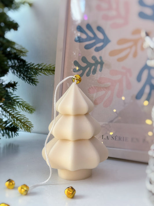 Candela albero di Natale meringhe