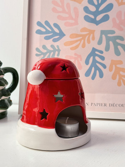 Bruciatore di essenze cappello Babbo Natale