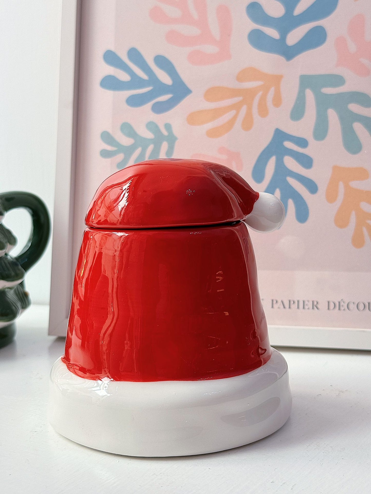 Bruciatore di essenze cappello Babbo Natale