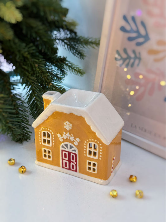 Bruciatore di essenze casa pan di zenzero