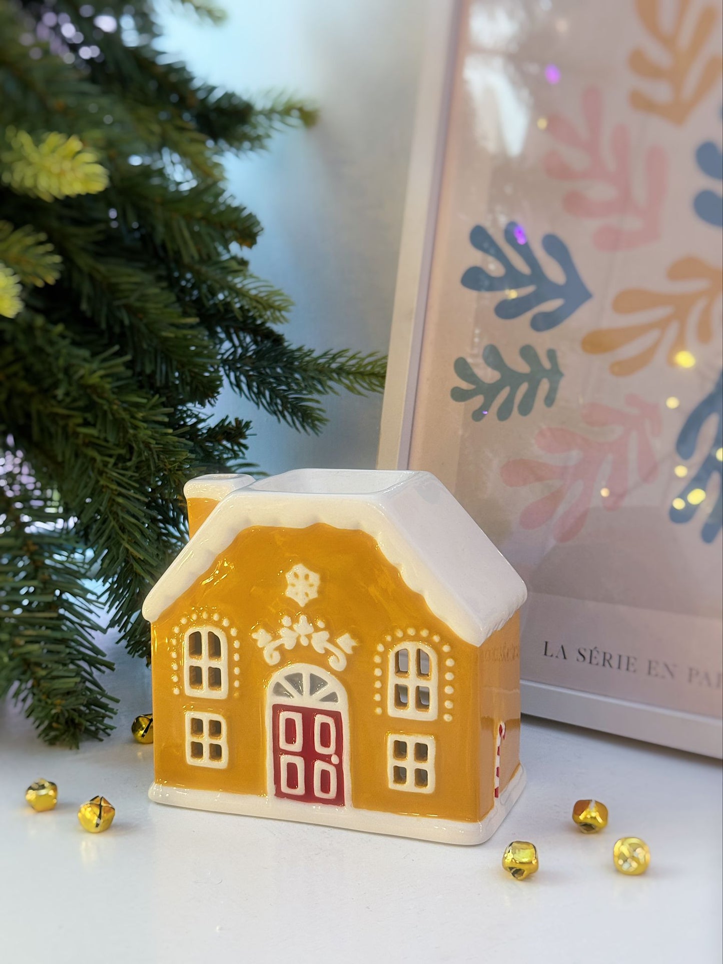 Bruciatore di essenze casa pan di zenzero