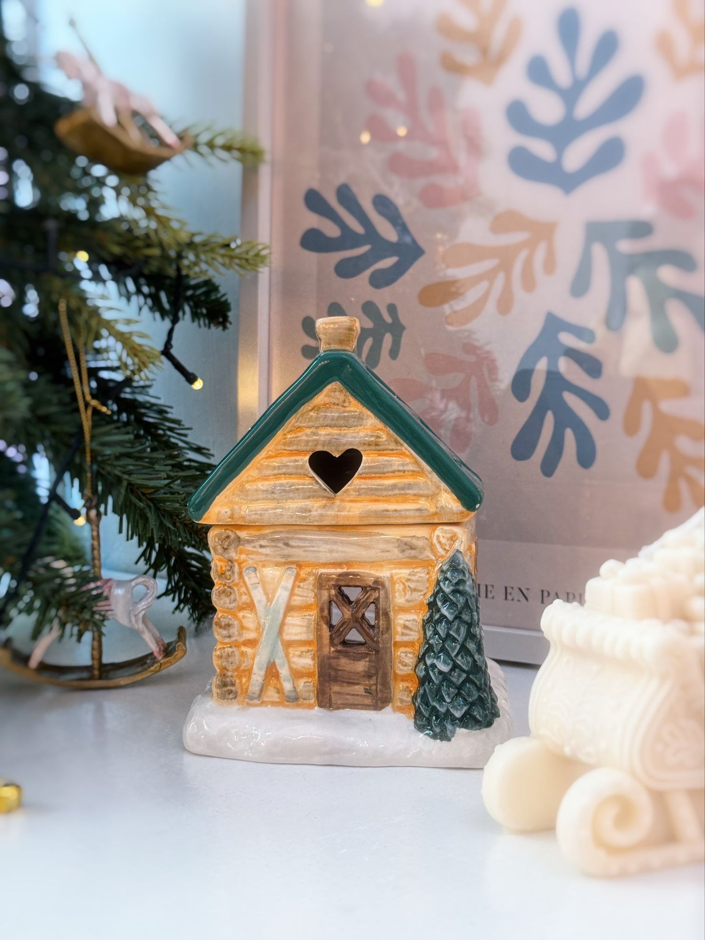 Bruciatore di essenze chalet