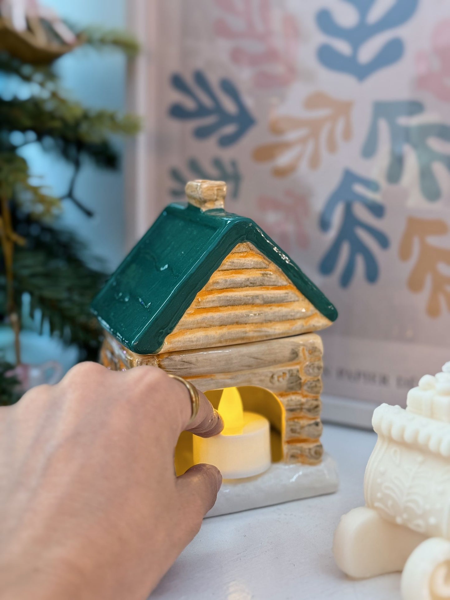 Bruciatore di essenze chalet