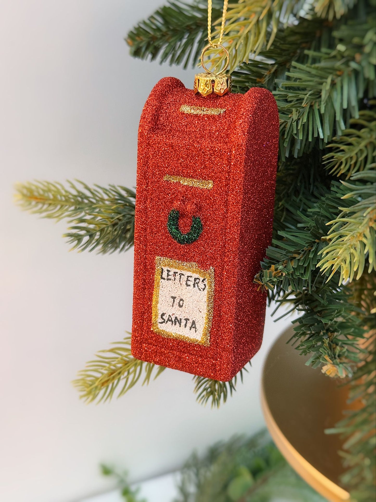 Pallina cassetta lettere per Babbo Natale